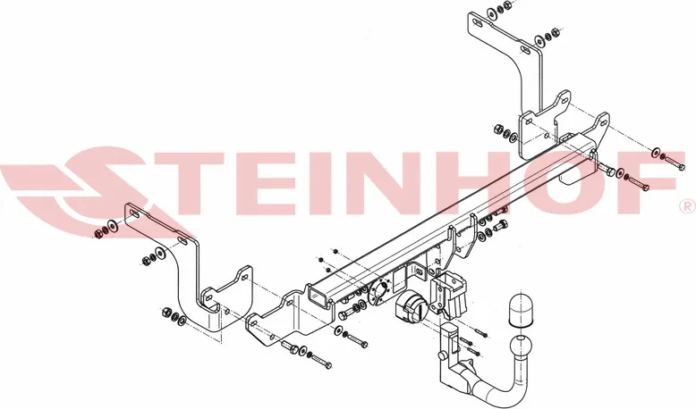 Фаркоп Steinhof для Citroen C4 Picasso (в т.ч. Grand) II 2013-2018. Артикул C-050 Фаркоп Steinhof для Citroen C4 Picasso (в т.ч. Grand) II 2013-2018. Артикул C-050