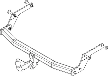 Фаркоп AvtoS для Dacia Logan II 2014-2025. Артикул RN 10 Фаркоп AvtoS для Dacia Logan II 2014-2025. Артикул RN 10