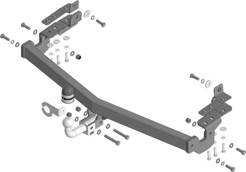 Фаркоп Мотодор для Chery Tiggo 9 2024-2025. Артикул 99024-A