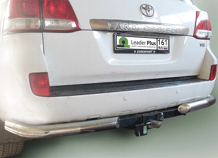 Фаркоп Лидер-Плюс для Toyota Land Cruiser 200 2007-2021. Фланцевое крепление. Артикул T110-F