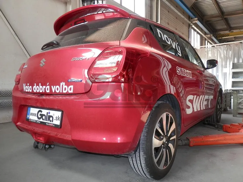 Фаркоп Galia оцинкованный для Suzuki Swift V хетчбек 3,5 дверей (кроме 4WD) 2016-2025. Артикул S121A Фаркоп Galia оцинкованный для Suzuki Swift V хетчбек 3,5 дверей (кроме 4WD) 2016-2025. Артикул S121A