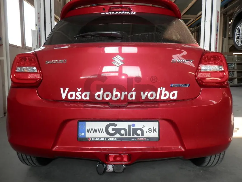 Фаркоп Galia оцинкованный для Suzuki Swift V хетчбек 3,5 дверей (кроме 4WD) 2016-2025. Артикул S121A Фаркоп Galia оцинкованный для Suzuki Swift V хетчбек 3,5 дверей (кроме 4WD) 2016-2025. Артикул S121A