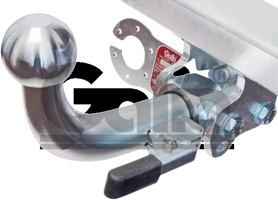 Фаркоп Galia оцинкованный для Seat Leon II 1P 2004-2012. Быстросъемный крюк. Артикул S074C