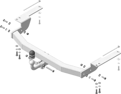 Фаркоп Мотодор оцинкованный для Toyota Land Cruiser Prado 150 2009-2025. Артикул 92509-A Фаркоп Мотодор оцинкованный для Toyota Land Cruiser Prado 150 2009-2025. Артикул 92509-A