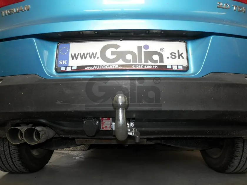 Фаркоп Galia оцинкованный для Volkswagen Tiguan I 2007-2016. Быстросъемный крюк. Артикул V069C Фаркоп Galia оцинкованный для Volkswagen Tiguan I 2007-2016. Быстросъемный крюк. Артикул V069C