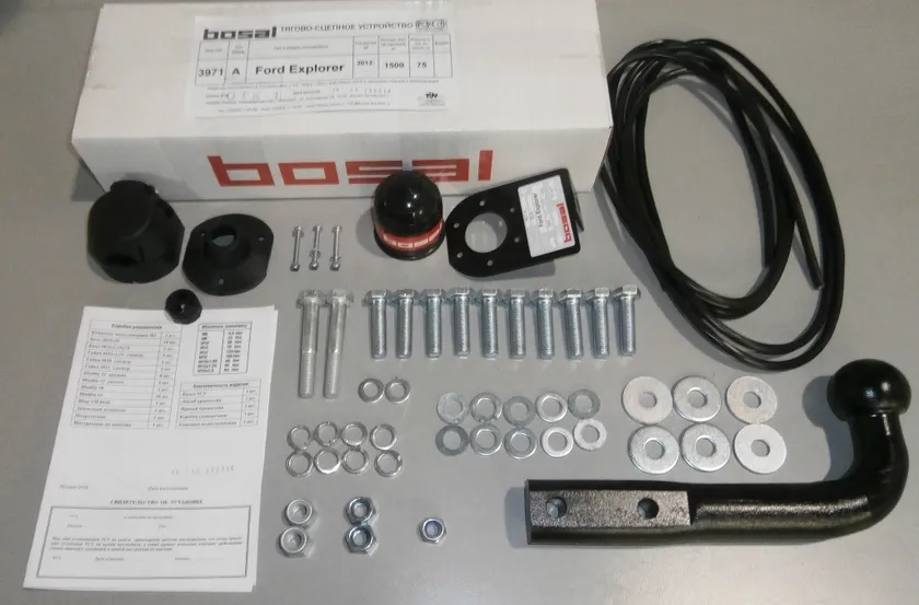 Фаркоп Oris (ранее Bosal) для Ford Explorer V 2010-2015. Артикул 3971-A Фаркоп Oris (ранее Bosal) для Ford Explorer V 2010-2015. Артикул 3971-A