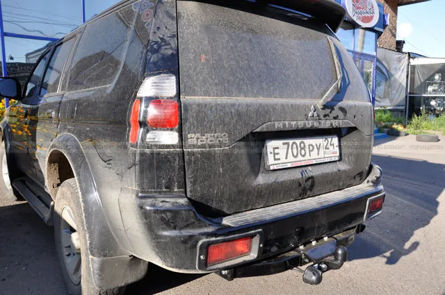 Фаркоп Oris (ранее Bosal) для Mitsubishi Montero Sport I 1998-2008. Фланцевое крепление. Артикул 4126-F Фаркоп Oris (ранее Bosal) для Mitsubishi Montero Sport I 1998-2008. Фланцевое крепление. Артикул 4126-F