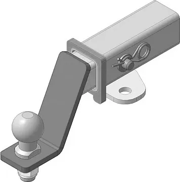 Фаркоп Oris (ранее Bosal) для Exeed TXL 2020-2025 (американский квадрат). Артикул 7616-E