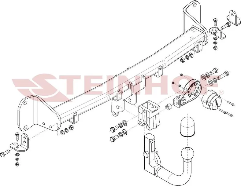 Фаркоп Steinhof для BMW 7 G11, G12 2015-2025. Быстросъемный крюк. Артикул B-083 Фаркоп Steinhof для BMW 7 G11, G12 2015-2025. Быстросъемный крюк. Артикул B-083