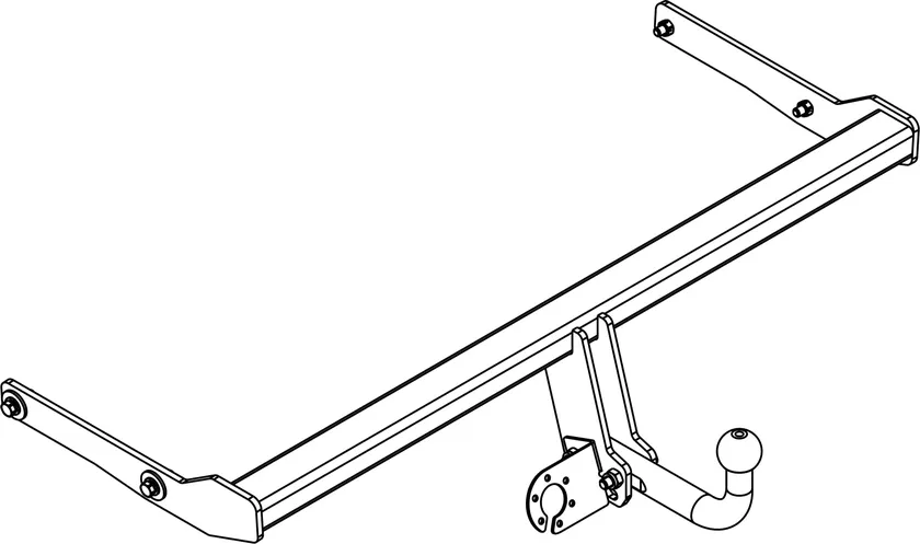 Фаркоп AvtoS для Skoda Karoq 2019-2025. Артикул SK 13