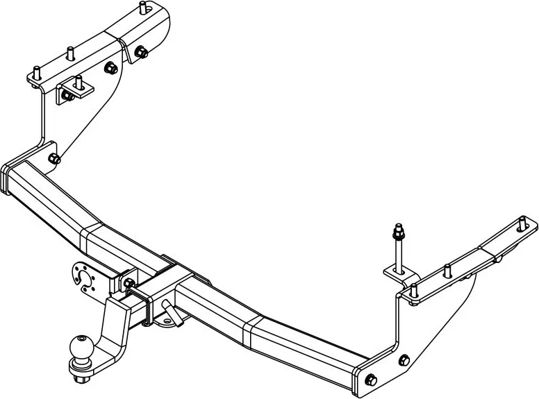 Фаркоп AvtoS под американский квадрат для Nissan Patrol Y62 2010-2025 без шара в комплекте. Артикул NS 32 Фаркоп AvtoS под американский квадрат для Nissan Patrol Y62 2010-2025 без шара в комплекте. Артикул NS 32