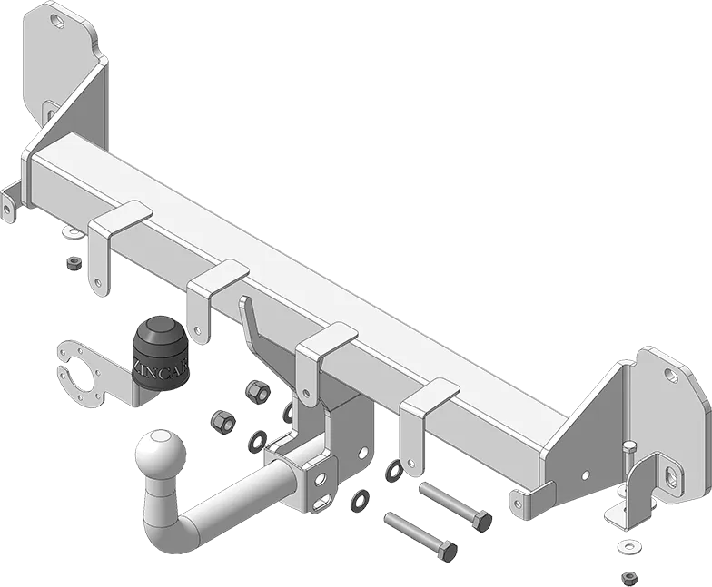 Фаркоп ZincaR оцинкованный для BMW X3 G01 2017-2025. Оцинкованный шар. Артикул ZB102A Фаркоп ZincaR оцинкованный для BMW X3 G01 2017-2025. Оцинкованный шар. Артикул ZB102A