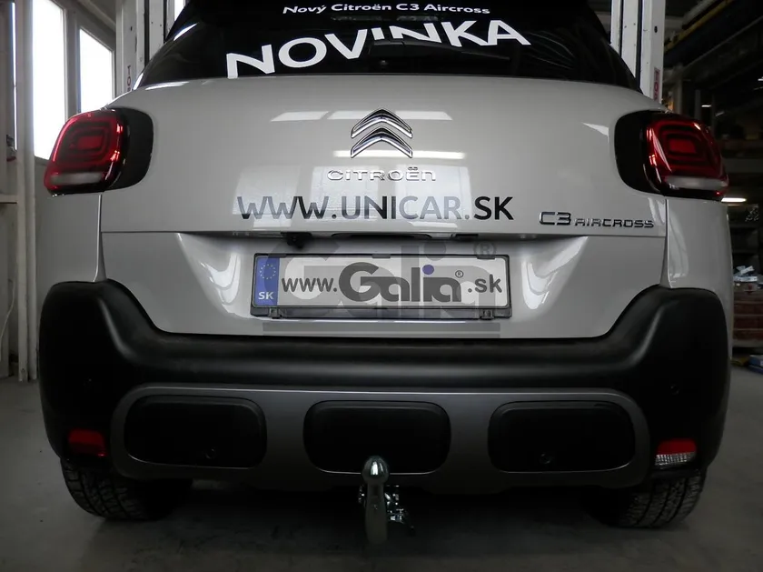 Фаркоп Galia оцинкованный для Citroen C3 Aircross 2018-2025. Быстросъемный крюк. Артикул C073C Фаркоп Galia оцинкованный для Citroen C3 Aircross 2018-2025. Быстросъемный крюк. Артикул C073C