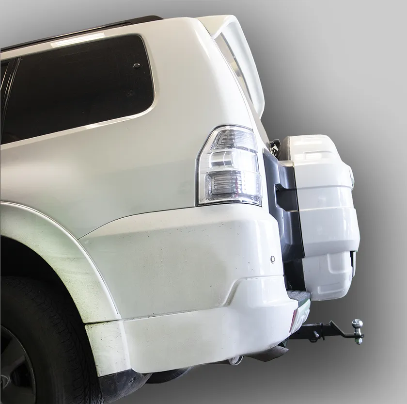 Фаркоп Лидер-Плюс под американский квадрат для Mitsubishi Pajero IV 2007-2020. Артикул M114-E
