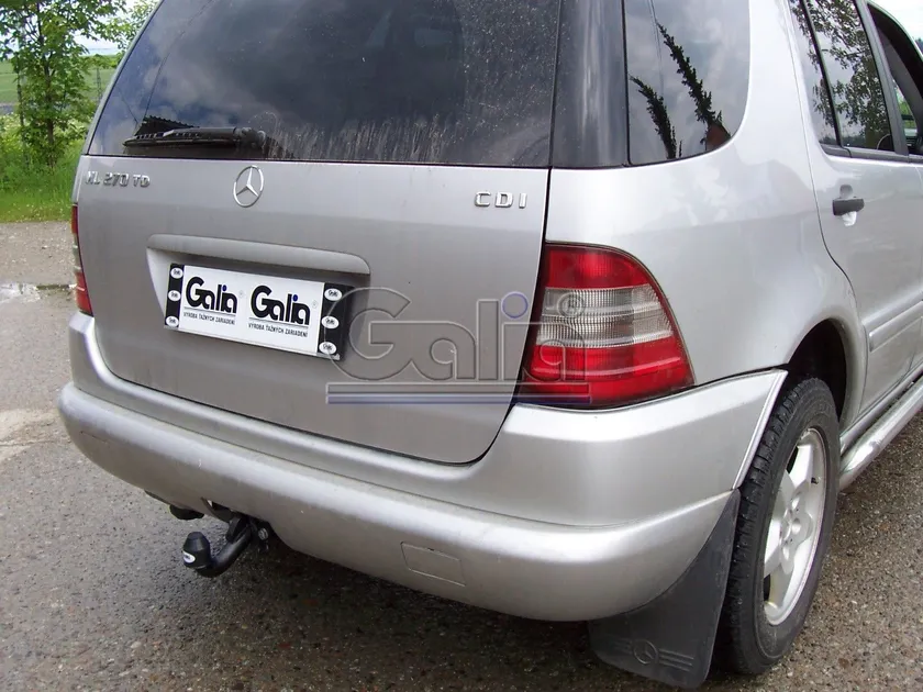 Фаркоп Galia оцинкованный для Mercedes-Benz M-Класс (ML) W163 (запаска под бампером) 1998-2005. Артикул M029A