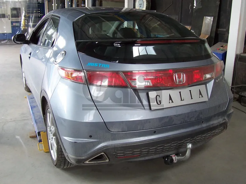 Фаркоп Galia оцинкованный для Honda Civic VIII хэтчбек 2006-2012. Быстросъемный крюк. Артикул H082C Фаркоп Galia оцинкованный для Honda Civic VIII хэтчбек 2006-2012. Быстросъемный крюк. Артикул H082C
