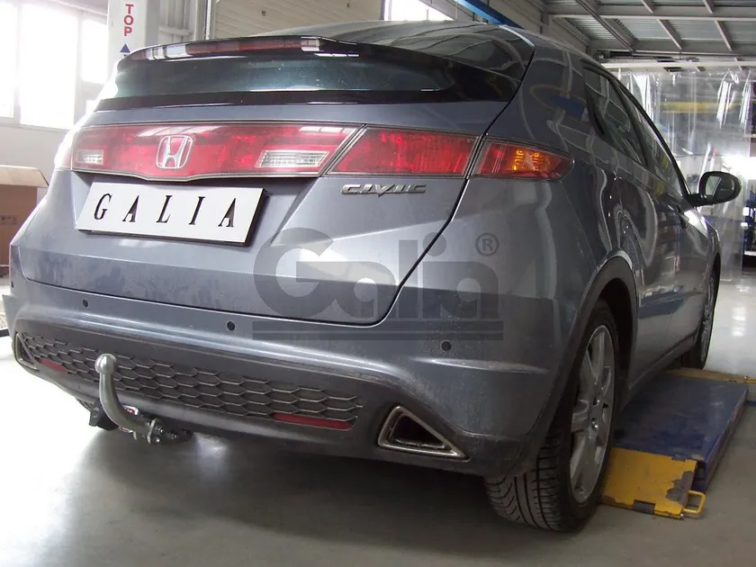 Фаркоп Galia оцинкованный для Honda Civic VIII хэтчбек 2006-2012. Быстросъемный крюк. Артикул H082C Фаркоп Galia оцинкованный для Honda Civic VIII хэтчбек 2006-2012. Быстросъемный крюк. Артикул H082C