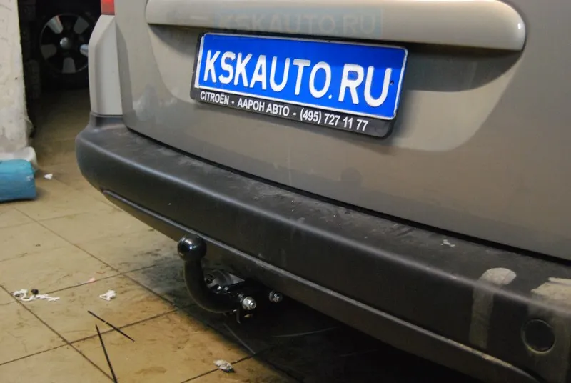 Фаркоп Лидер-Плюс для Citroen Berlingo II B9 короткая база 2008-2019. Артикул C302-A Фаркоп Лидер-Плюс для Citroen Berlingo II B9 короткая база 2008-2019. Артикул C302-A