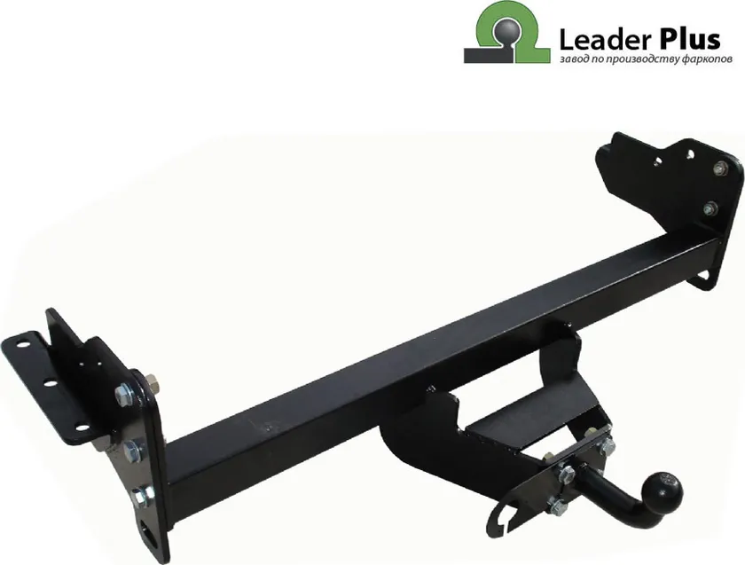 Фаркоп Лидер-Плюс для Nissan Navara Double Cab D40 (со ступенькой) 2005-2015. Фланцевое крепление. Артикул N107-FC