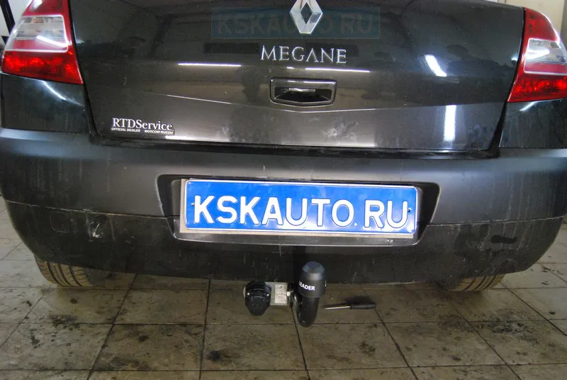 Фаркоп Лидер-Плюс для Renault Megane II седан 2003-2008. Артикул R103-A Фаркоп Лидер-Плюс для Renault Megane II седан 2003-2008. Артикул R103-A