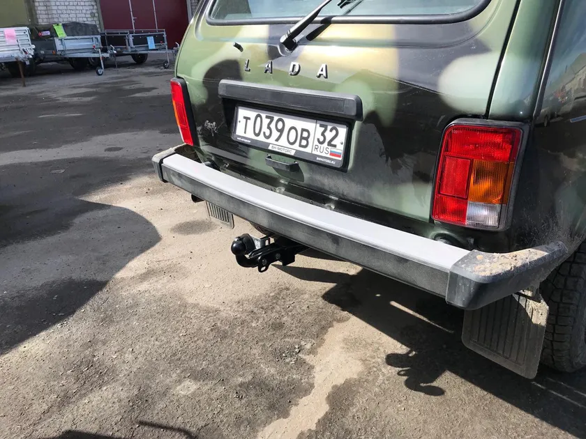 Фаркоп Tavials (Лидер-Плюс) для ВАЗ 2121 Нива, 4х4 (с газовым оборудованием) 1976-2025. Артикул T-VAZ-35H