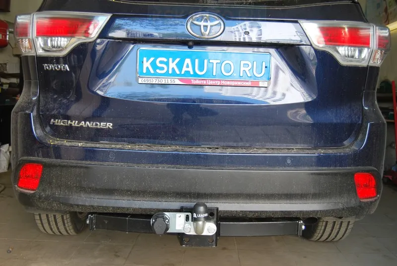 Фаркоп Лидер-Плюс для Toyota Highlander III 2014-2020. Фланцевое крепление. Артикул T120-F Фаркоп Лидер-Плюс для Toyota Highlander III 2014-2020. Фланцевое крепление. Артикул T120-F