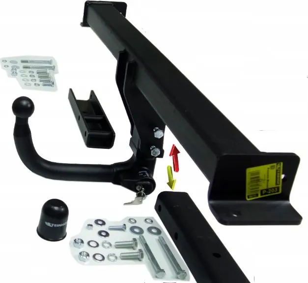 Фаркоп Steinhof для Porsche Macan 2014-2025 (вкл. Sport Design Pack, кроме GTS). Быстросъемный крюк. Артикул P-203