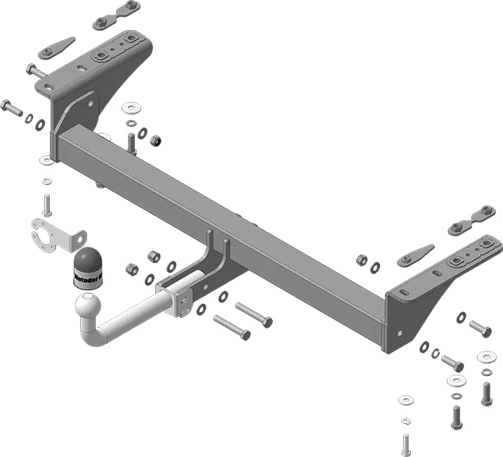 Фаркоп Мотодор для Exeed TXL до рестайлинга 2020-2021. Артикул 99002-A Фаркоп Мотодор для Exeed TXL до рестайлинга 2020-2021. Артикул 99002-A