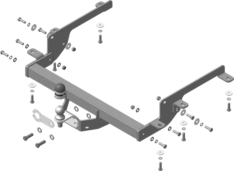 Фаркоп Мотодор для Opel Movano автобус, фургон 2010-2025. Артикул 91716-FE