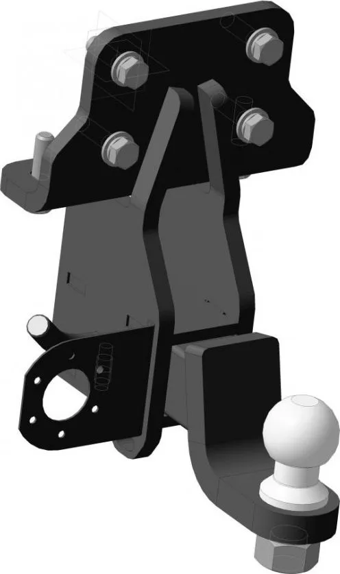 Фаркоп Oris (ранее Bosal) для Toyota Land Cruiser Prado 120 2002-2009. Артикул 3011-E Фаркоп Oris (ранее Bosal) для Toyota Land Cruiser Prado 120 2002-2009. Артикул 3011-E